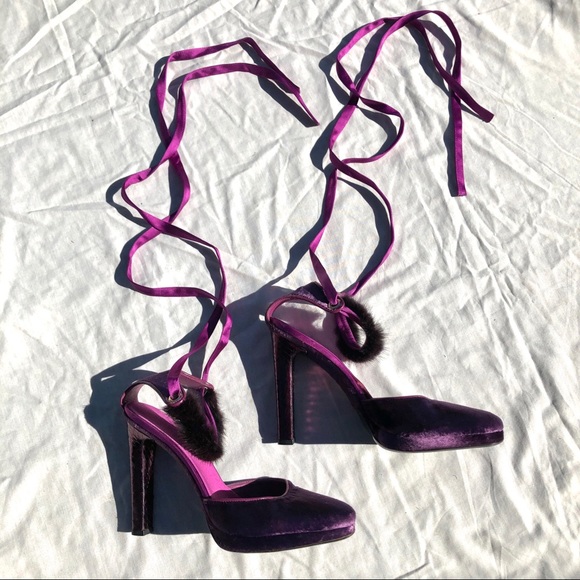 **SOLD** RARE TOM FORD GUCCI MINK PYTHON HEELS πβ¨ - Picture 2 of 11